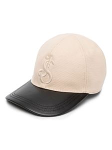 Jil Sander casquette à logo brodé - Tons neutres