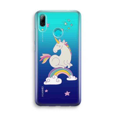 Regenboog eenhoorn: Huawei P Smart (2019) Transparant Hoesje