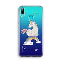 Regenboog eenhoorn: Huawei P Smart (2019) Transparant Hoesje