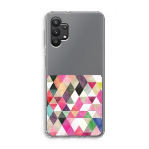 Gekleurde driehoekjes: Samsung Galaxy A32 5G Transparant Hoesje