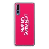 Neuters (roze): Huawei P20 Pro Transparant Hoesje