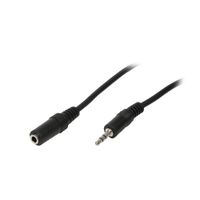 LogiLink 3.5mm - 3.5mm, 10m audio kabel Zwart - thumbnail