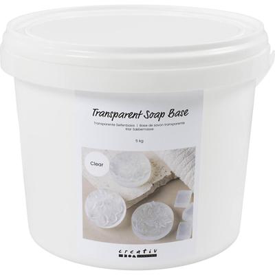 Creativ Company Transparante zeep basis, granules, 5000 gr/ 1 doos