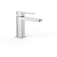 Wastafelkraan Tres Slim | Opbouw | Mengkraan | Standaard model | 1-hendel | Vierkant | Chroom