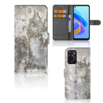 OPPO A76 | A96 | Bookcase | Beton Print