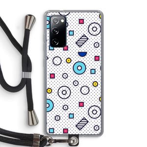 8-bit N°9: Samsung Galaxy S20 FE / S20 FE 5G Transparant Hoesje met koord