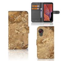 Samsung Galaxy Xcover 5 | Bookcase | Marmer Creme