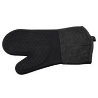 Kitchen Tools Ovenwant siliconen "jeans zwart" 18x33cm