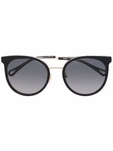 Chloé Eyewear lunettes de soleil à monture oversize - Noir