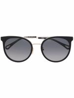 Chloé Eyewear lunettes de soleil à monture oversize - Noir