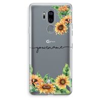 Zonnebloemen: LG G7 Thinq Transparant Hoesje