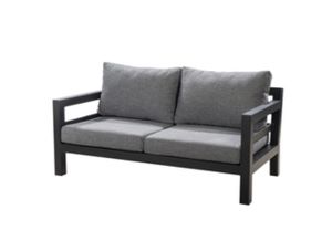 Midori sofa 2 seater alu black/panther black - Yoi