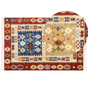 Beliani VOSKEHAT - Vintage-Multicolor-Wol