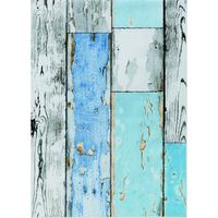 Decoratie plakfolie houten planken look blauw/grijs 45 cm x 2 meter zelfklevend - Meubelfolie - thumbnail