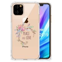 Apple iPhone 11 Pro Stevig Bumper Hoesje Boho Text