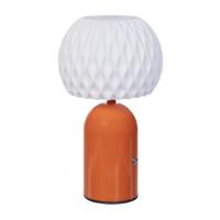 Luxform TafellampObidos oranje USB oplaadbaar - LUX55769