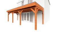 Trendhout Aanbouwveranda Ancona 735x330 cm - plat dak- - Hout- Trendhout