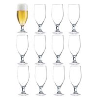Vicrila Speciaalbier Glas - 12x - gehard glas - 38 cl - speciaalbier glazen set - bierproeverij