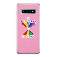 Het Leven Is Mooi: Samsung Galaxy S10 Plus Transparant Hoesje Het Leven Is Mooi: Samsung Galaxy S10 Plus Transparant Hoesje