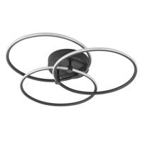 Highlight PlafondlampCircles design zwart Ø 49cm - P6593.01