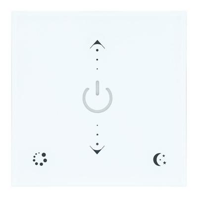 Draadloze LED Touch Dimmer - Touchpaneel - Geschikt voor 12 Volt Inbouwspots - Voor inbouw & opbouw - 2.4GHz - Wit