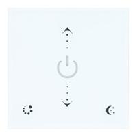 Draadloze LED Touch Dimmer - Touchpaneel - Geschikt voor 12 Volt Inbouwspots - Voor inbouw & opbouw - 2.4GHz - Wit