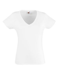 Fruit of the Loom F271N Ladies Valueweight V Neck T