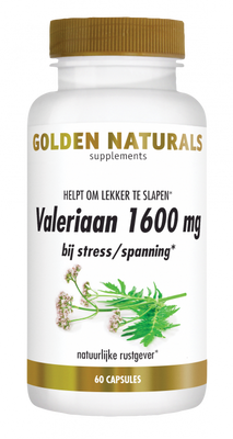 Golden Naturals Valeriaan 1600mg Capsules