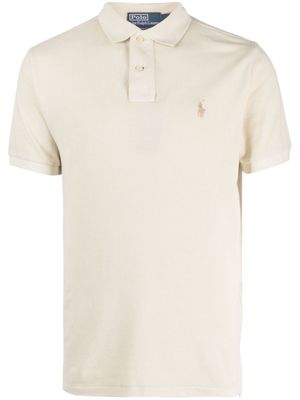 Polo Ralph Lauren polo en coton à logo brodé - Tons neutres