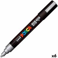 Markeerstiften POSCA PC-5M Zilverkleurig (6 Stuks) - thumbnail