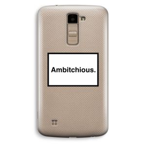 Ambitchious: LG K10 (2016) Transparant Hoesje