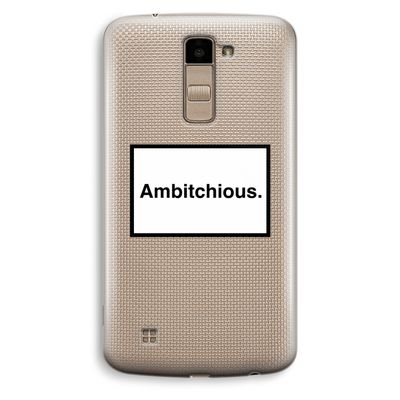 Ambitchious: LG K10 (2016) Transparant Hoesje