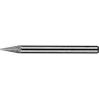 PFERD TOOLS 21214073 Freesstift Kegel Lengte 37 mm Afmeting, Ø 3 mm Werklengte 7 mm Schachtdiameter 3 mm