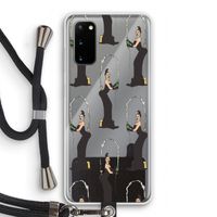 Pop Some Kim: Samsung Galaxy S20 Transparant Hoesje met koord