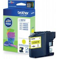 Brother inktcartridge, 260 pagina&apos;s, OEM LC-221YBP, geel