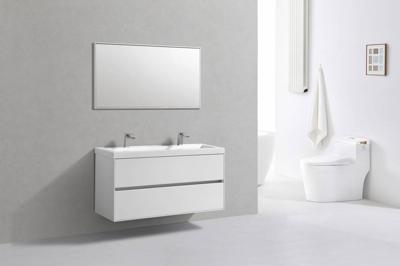 Badmeubel Compact Greeploos 120 Hoogglans Wit