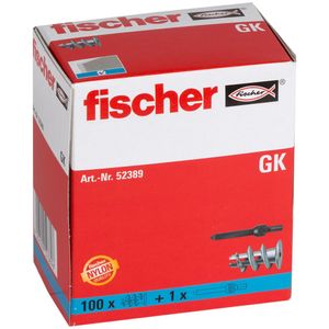 Fischer 52389 schroefanker & muurplug 100 stuk(s) 22 mm
