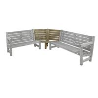 Loungebank hoekelement Talen Buitenmeubelen - Talen buitenmeubelen