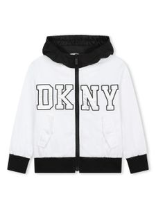 Dkny Kids veste à logo imprimé - Blanc