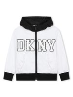 Dkny Kids veste à logo imprimé - Blanc - thumbnail