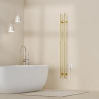 Elektrische staafhanddoekradiator Belrad Rod | 150x13 cm | 120 watt | Geborsteld goud
