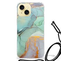 Back Cover voor Apple iPhone 15 Watercolor Mix - thumbnail