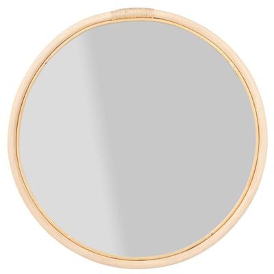 Wandspiegel rond - rotan - Dia 45 cm - bohemian/boho spiegel