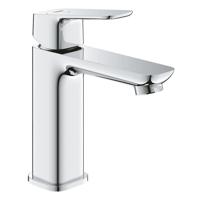Grohe Cubeo 1-gats wastafelkraan m-size gladde body met afvoerplug chroom 1017570000 Grohe Cubeo 1-gats wastafelkraan m-size gladde body met afvoerplug chroom 1017570000
