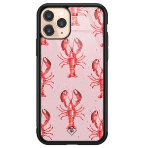 iPhone 11 Pro glazen hardcase - Lobster all the way