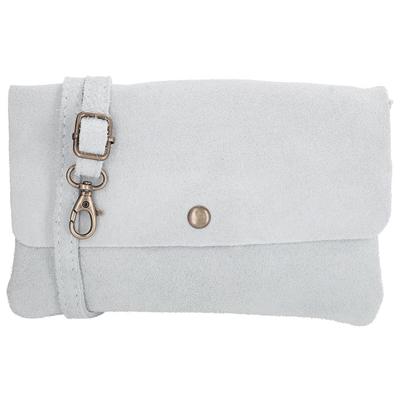 Charm London Suède Overslag Schoudertasje Mariëlle Licht Blauw