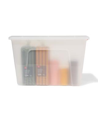 HEMA Opbergbox Tokyo transparant 60L recycled
