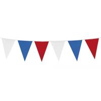 Vlaggenlijnen Holland/Nederland - rood-wit-blauw - 10 meter - kunststof - binnen en buiten