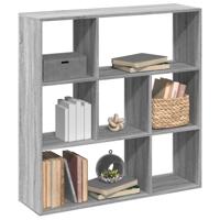 Kamerscherm / boekenkast 102x29x103,5 cm hout grijs sonoma