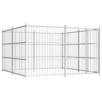 VidaXL Hondenkennel voor buiten 300x300x185 cm